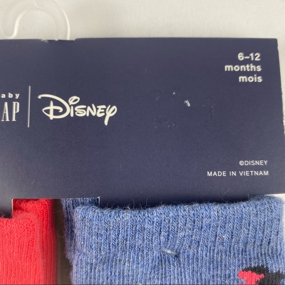 NWT GAP Disney S/4 Pairs Minnie Mouse Socks Size 6-12M - Picture 5 of 6